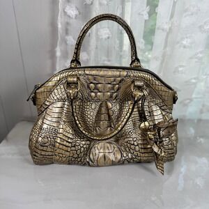Brahmin Dillard's 75th Anniversary Gold Louise Rose Filigree Handbag Limited Ed
